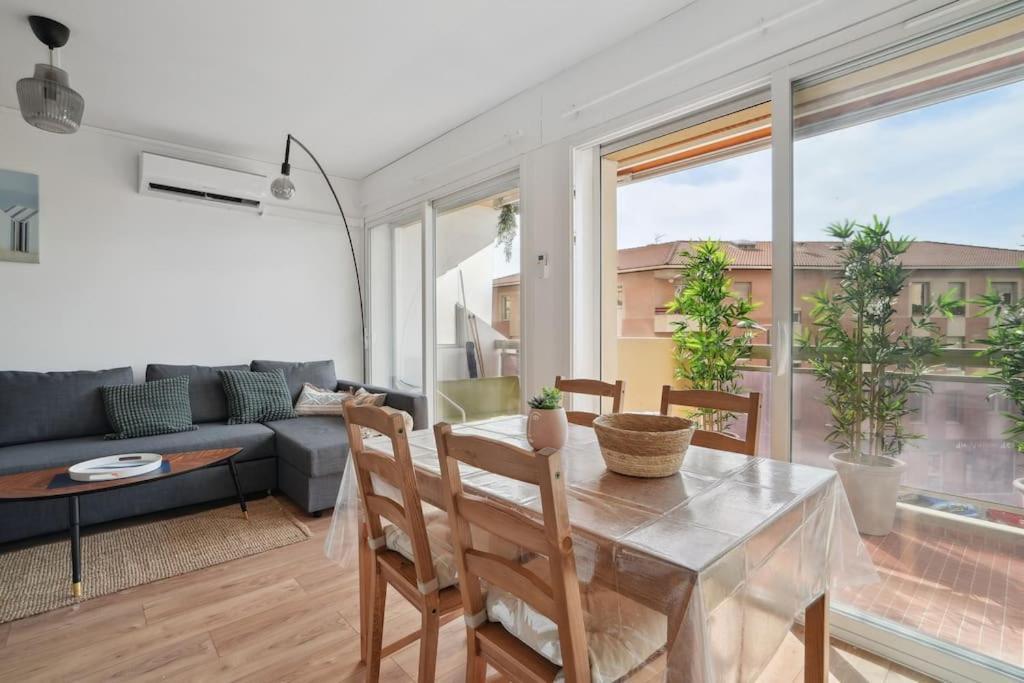 Charmant Appartement Vue Mer 7Eme - Plage 200M Marseille Bagian luar foto